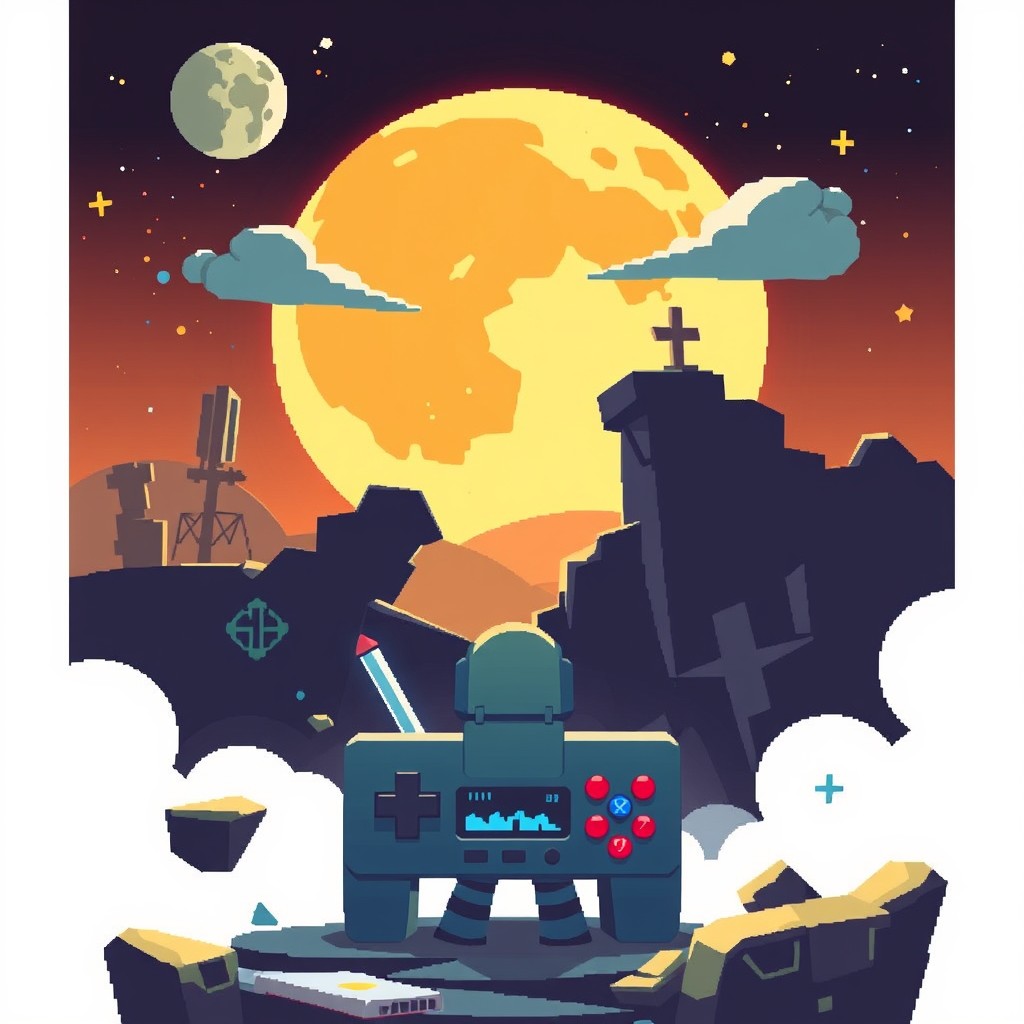 Atmospheric Game Scene